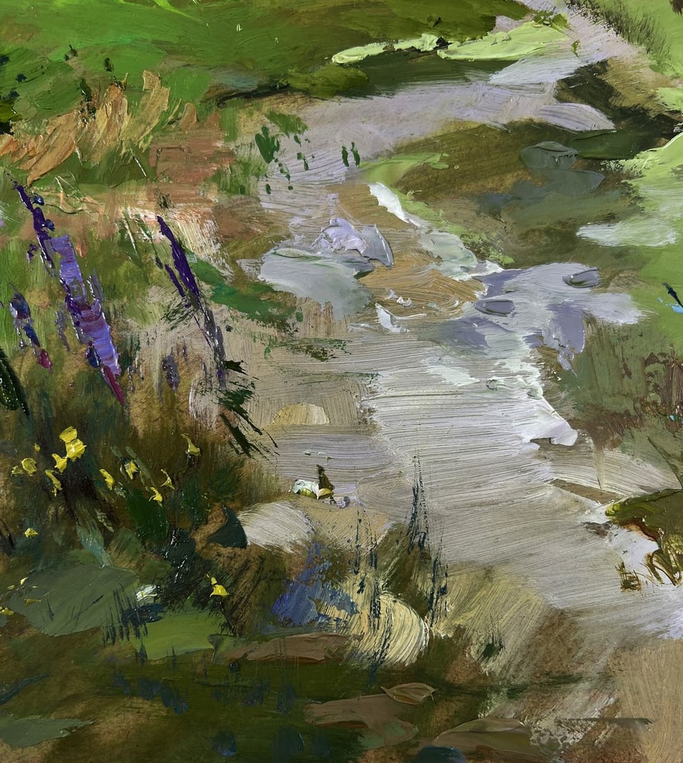Oil painting Morning with cows in rustic Yuriy Suprunchuk - 8
