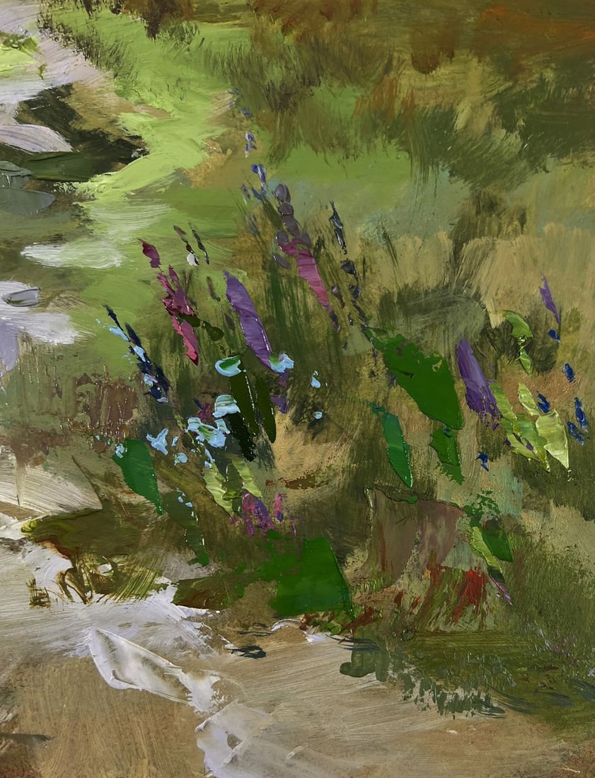 Oil painting Morning with cows in rustic Yuriy Suprunchuk - 9