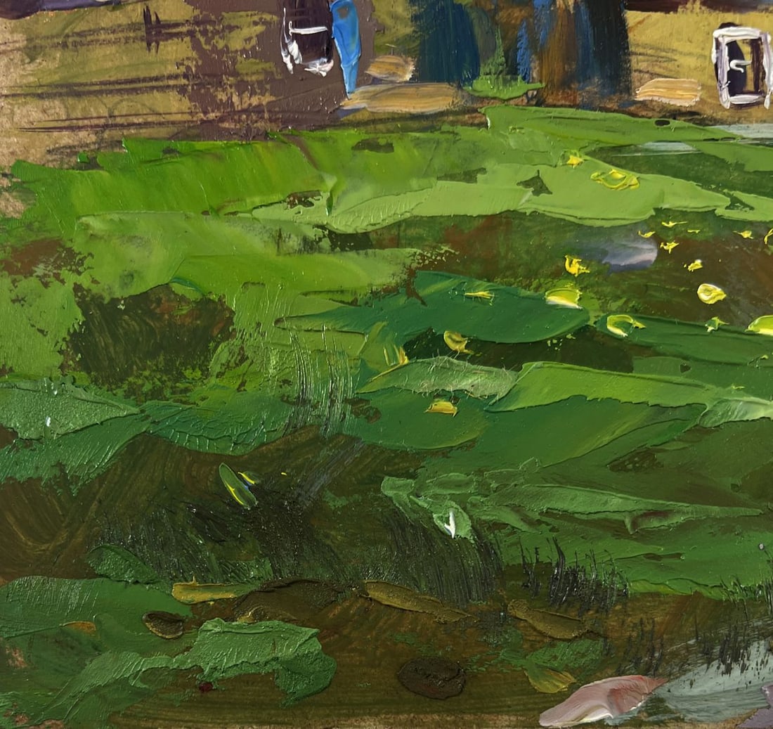 Oil painting Path to the village Yuriy Suprunchuk - 7