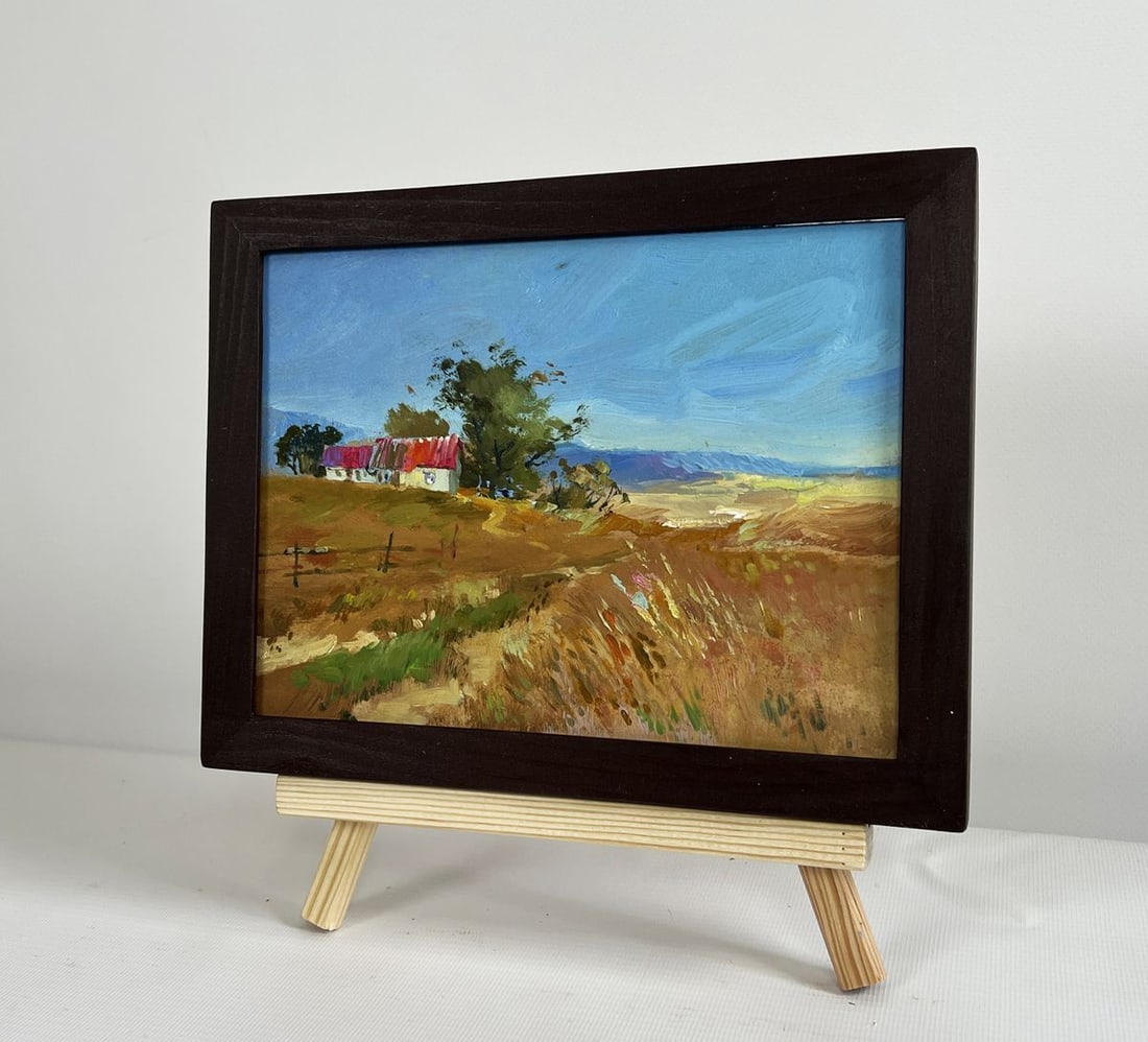 Oil painting Comfort on the edge of the field Yuriy Suprunchuk - 2
