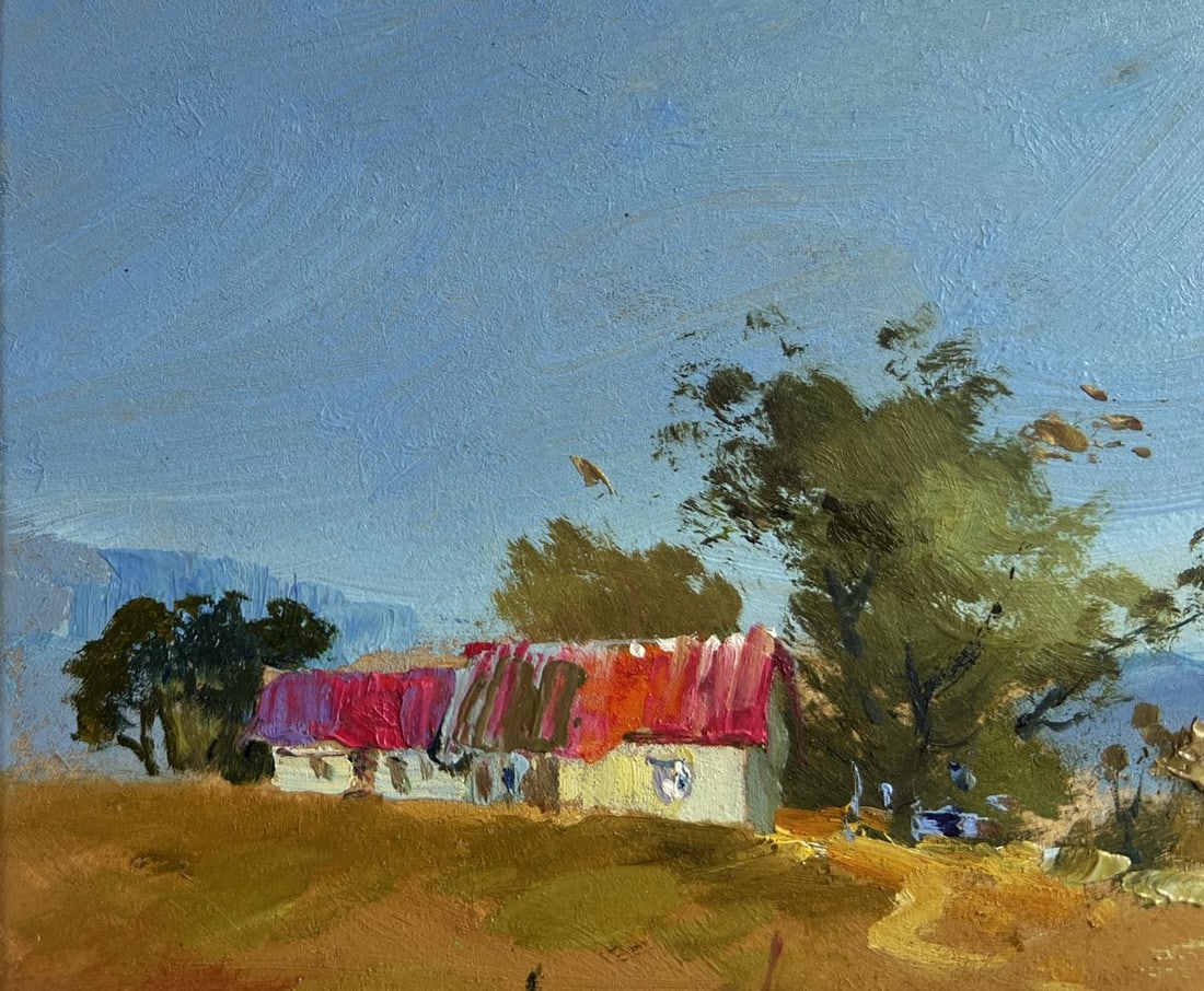 Oil painting Comfort on the edge of the field Yuriy Suprunchuk - 5