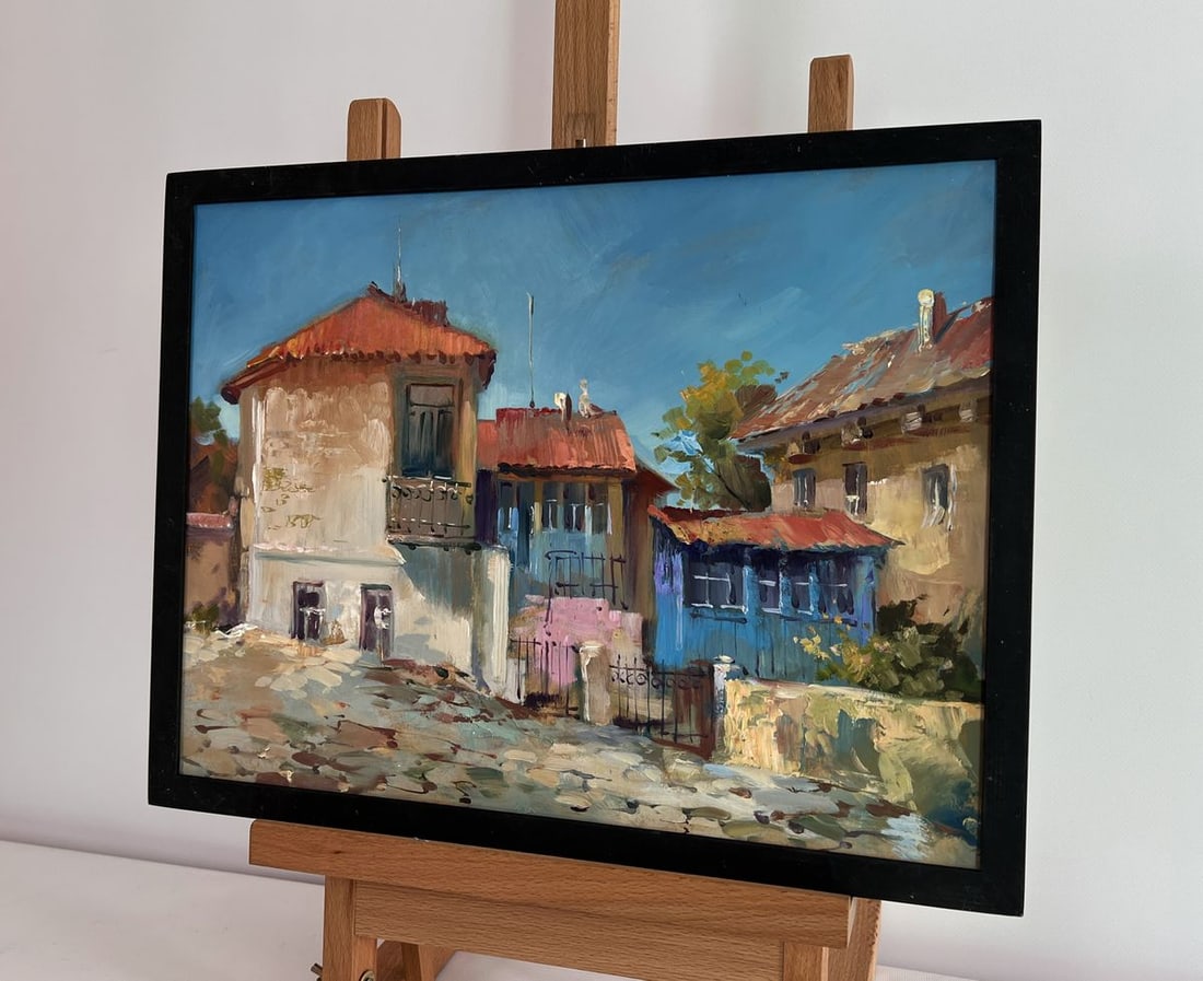 Oil painting Warm wind on the streets Yuriy Suprunchuk - 2