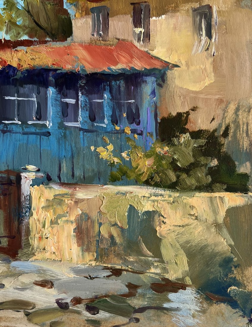 Oil painting Warm wind on the streets Yuriy Suprunchuk - 9