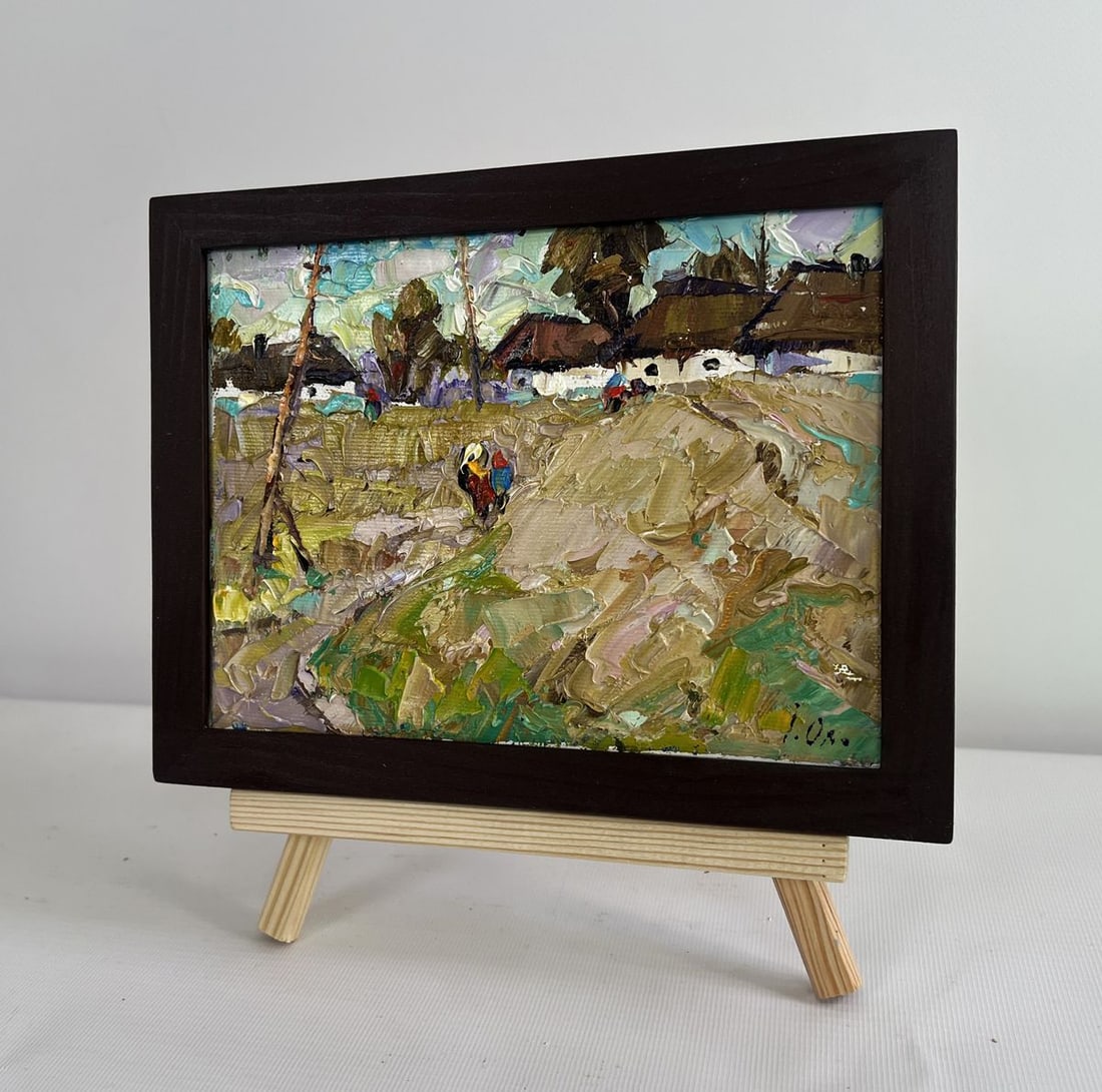 Oil painting We are returning home Alex Kalenyuk - 2