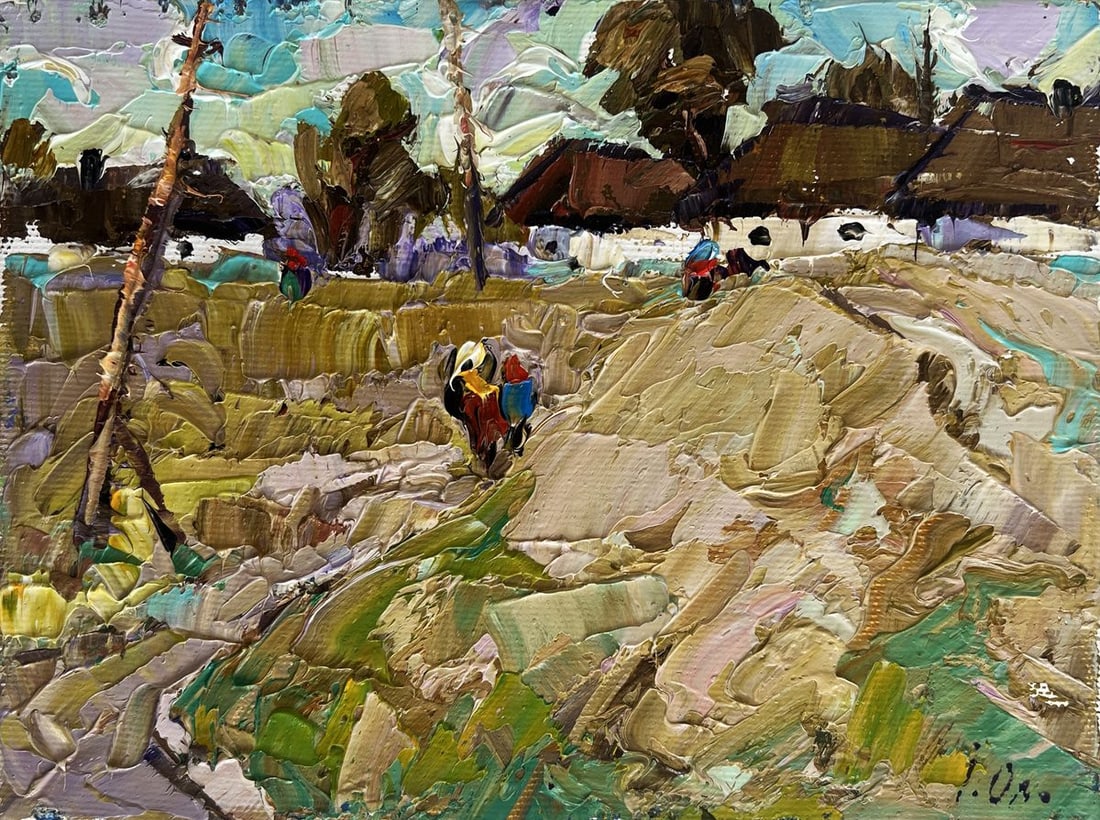 Oil painting We are returning home Alex Kalenyuk - 3
