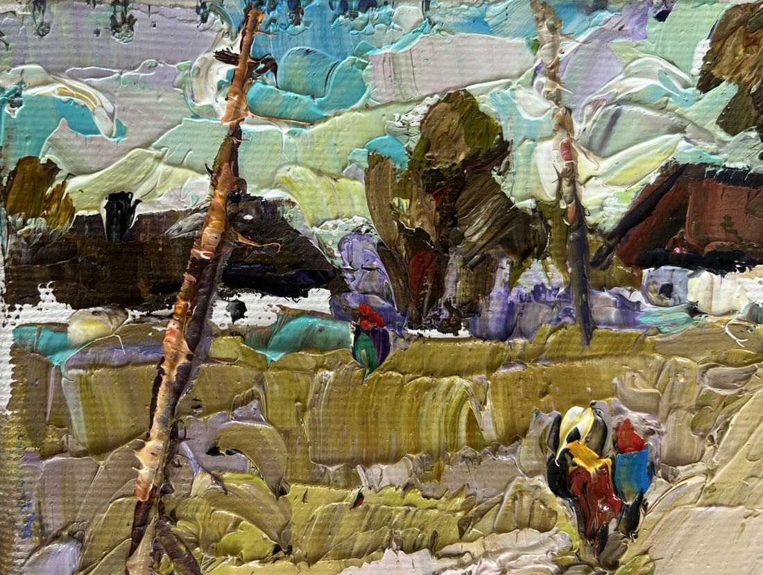 Oil painting We are returning home Alex Kalenyuk - 5