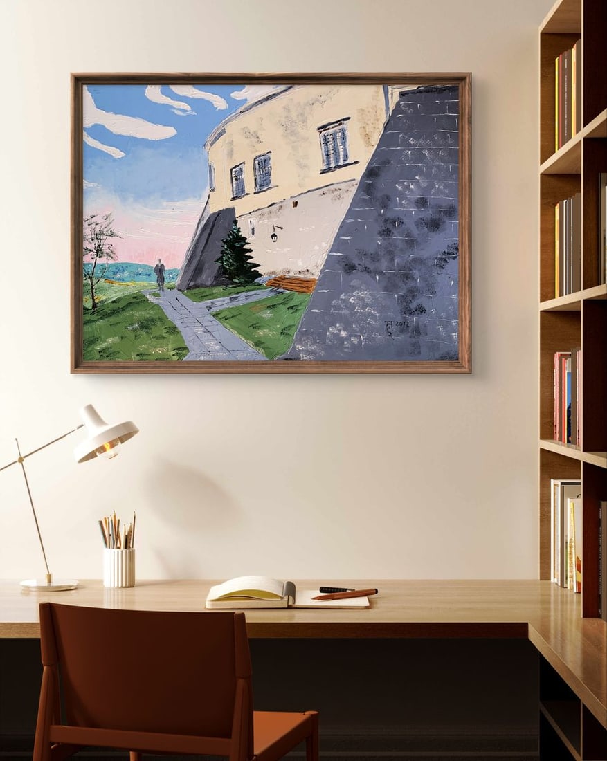Oil painting Next to the penthouse Oleksandr Gukalov - 2