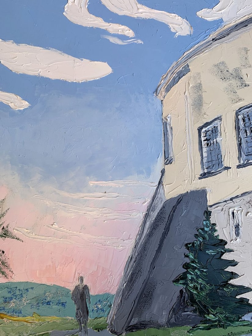 Oil painting Next to the penthouse Oleksandr Gukalov - 4