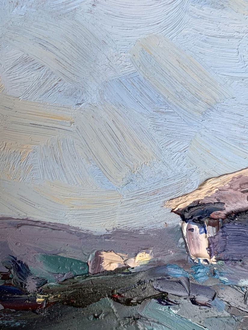 Oil painting The moon over the village Alexander Cherednichenko - 7
