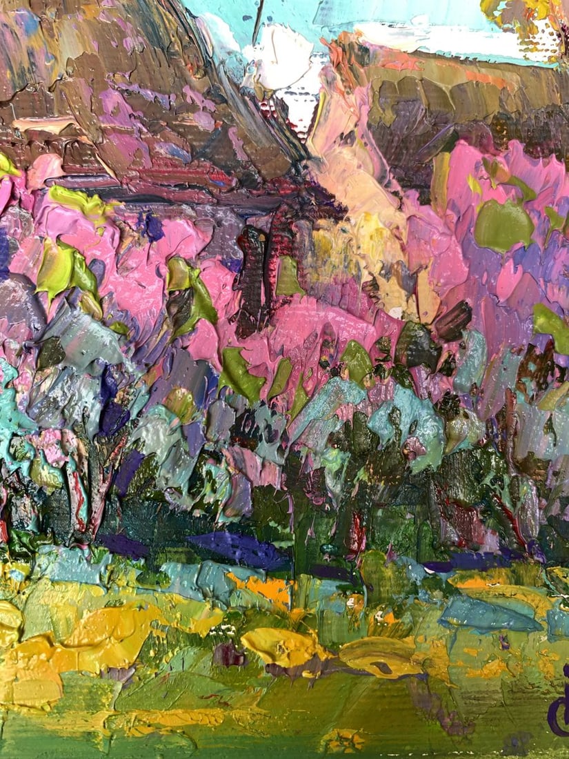 Oil painting Blooming garden Oksana Kalenyuk - 10