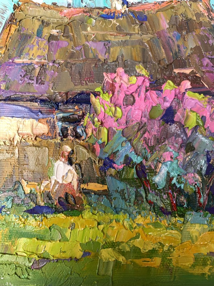 Oil painting Blooming garden Oksana Kalenyuk - 5