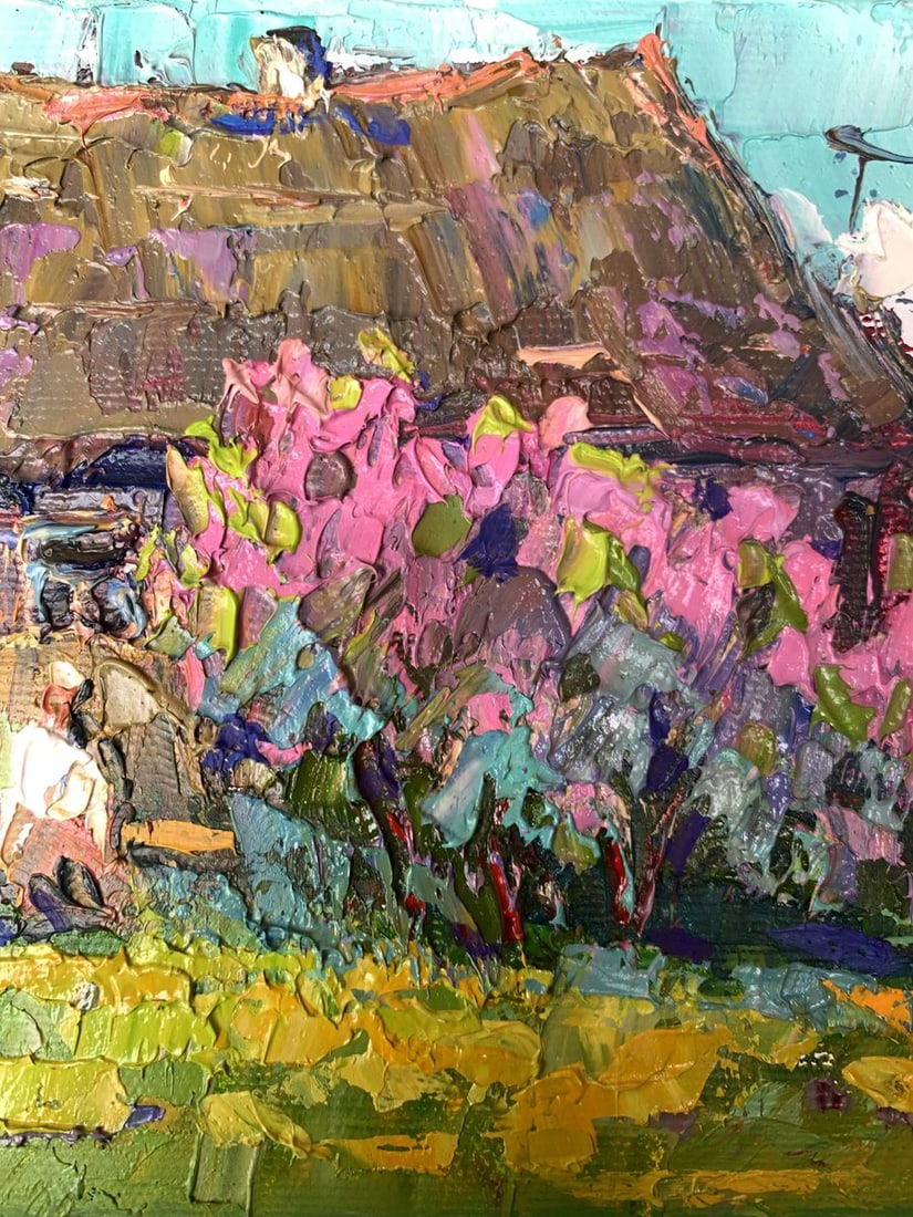 Oil painting Blooming garden Oksana Kalenyuk - 6