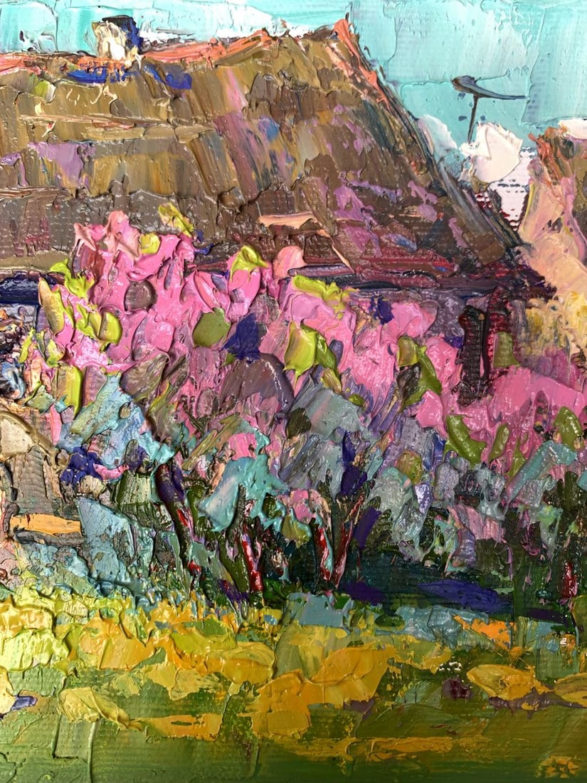 Oil painting Blooming garden Oksana Kalenyuk - 7
