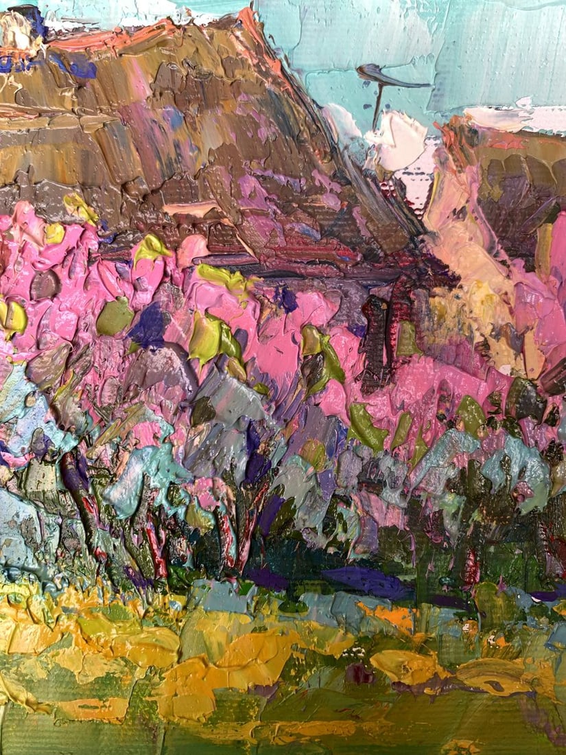 Oil painting Blooming garden Oksana Kalenyuk - 8