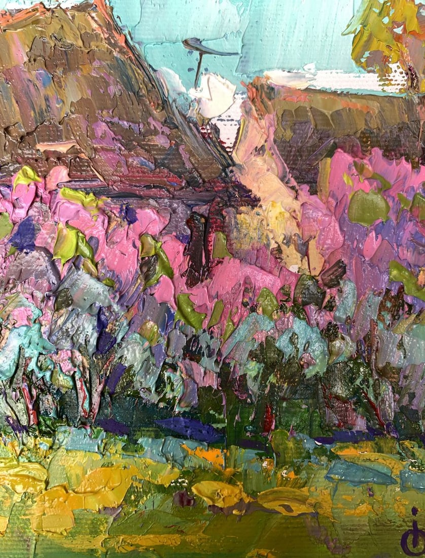 Oil painting Blooming garden Oksana Kalenyuk - 9
