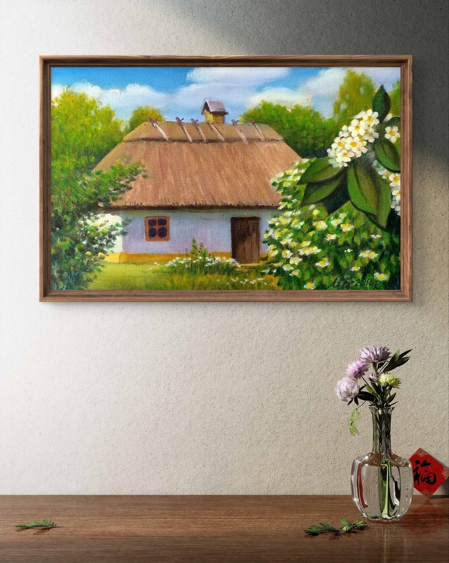 Oil painting Blooming Garden Mykhailo Burdylo - 3