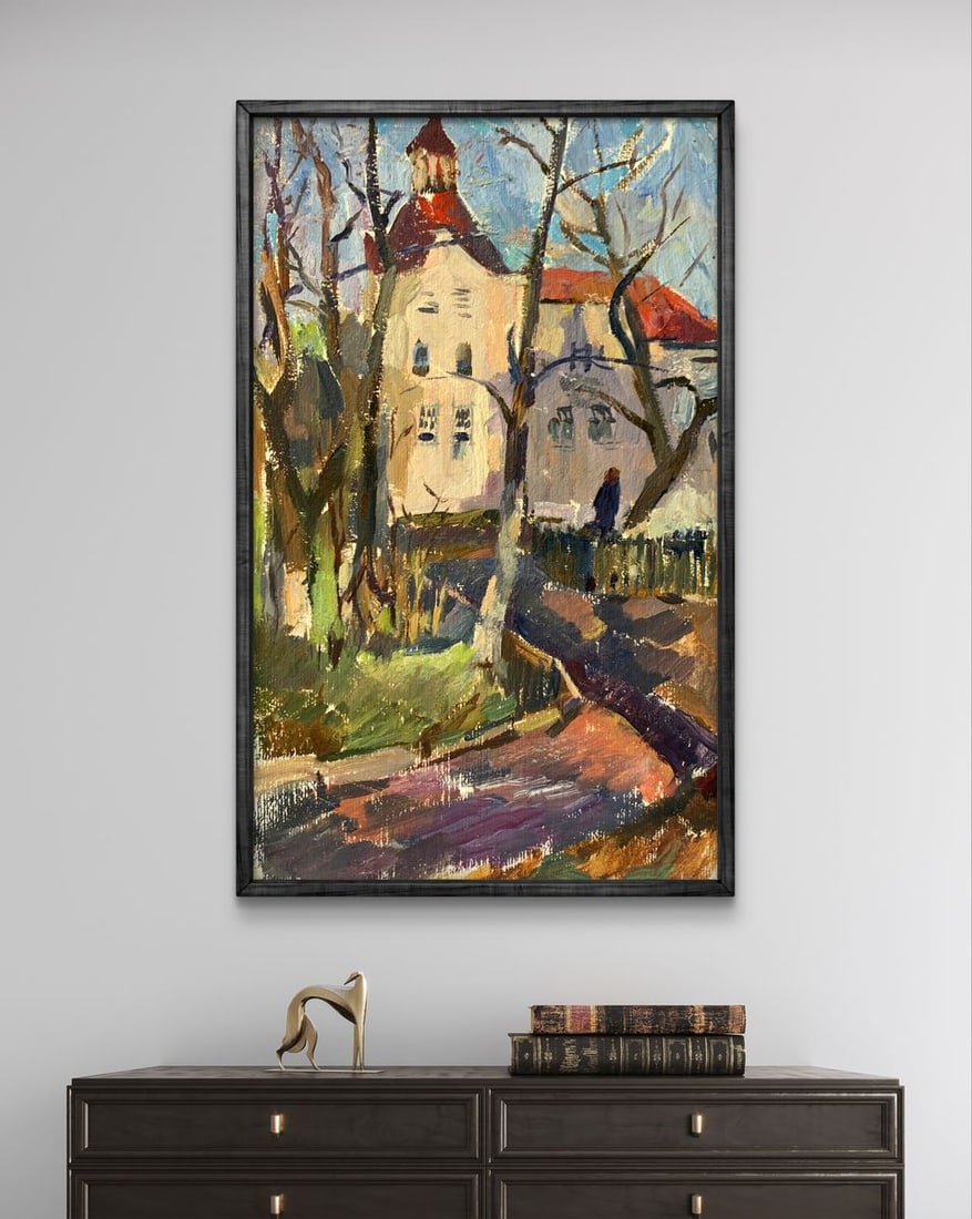 Oil painting City streets Mykhailo Burdylo - 3