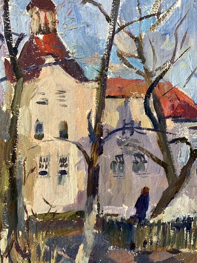 Oil painting City streets Mykhailo Burdylo - 5