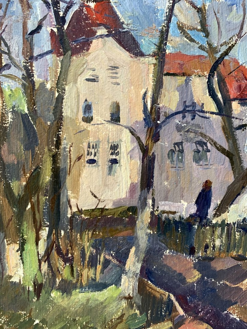 Oil painting City streets Mykhailo Burdylo - 6