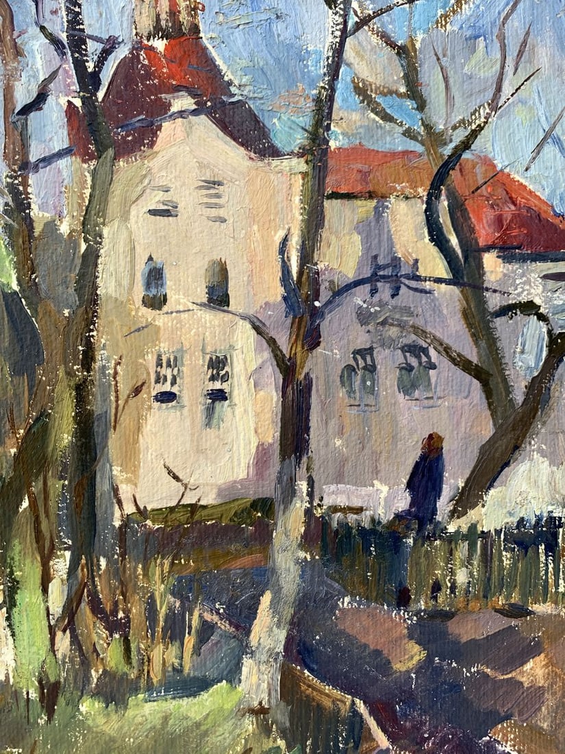 Oil painting City streets Mykhailo Burdylo - 7