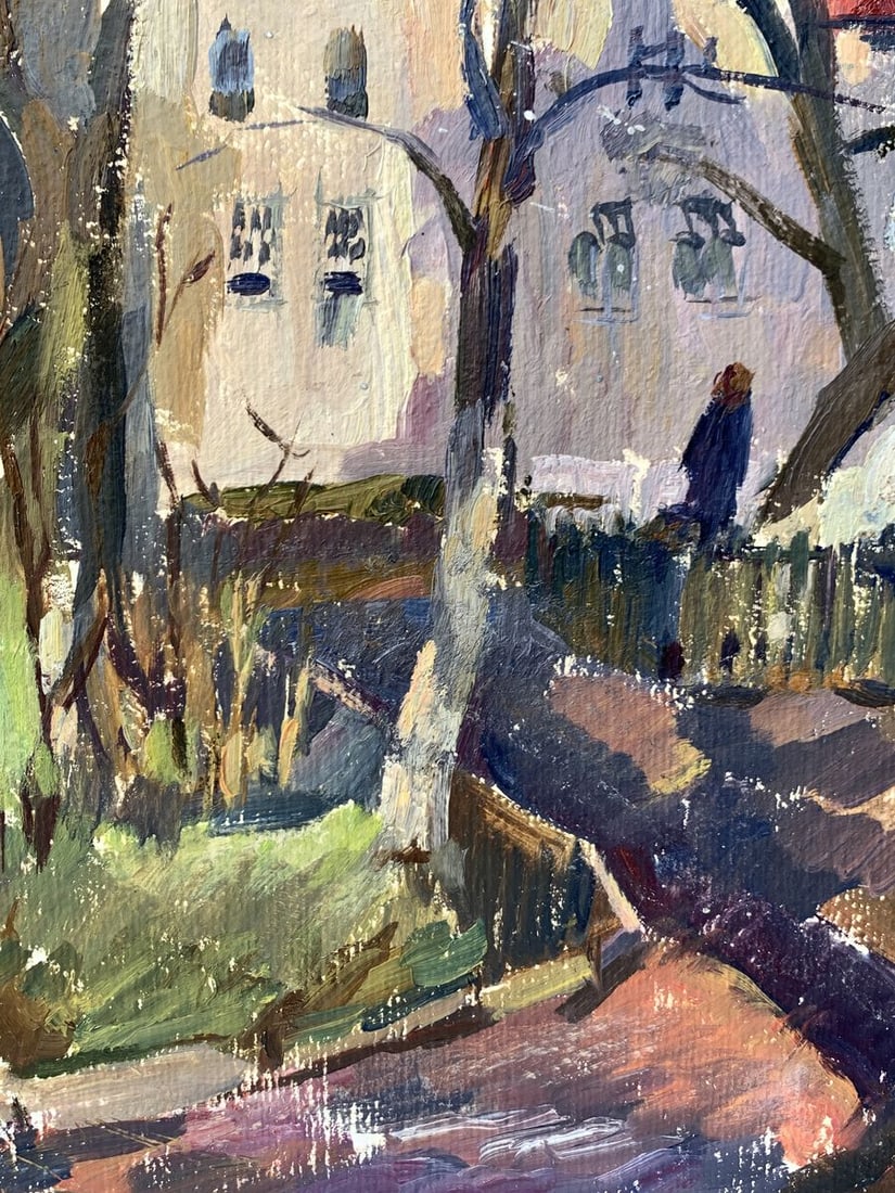 Oil painting City streets Mykhailo Burdylo - 8