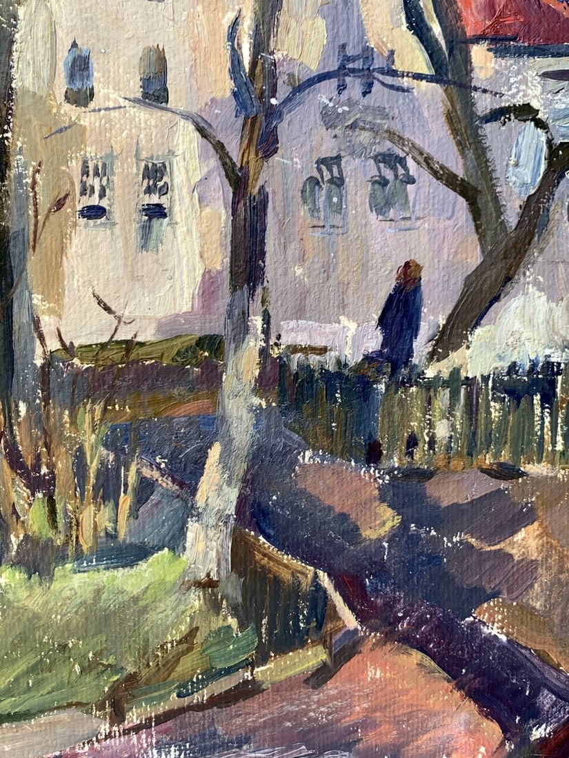 Oil painting City streets Mykhailo Burdylo - 9
