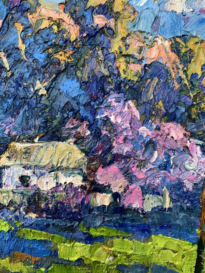 Oil painting Morning walk Oksana Kalenyuk - 7