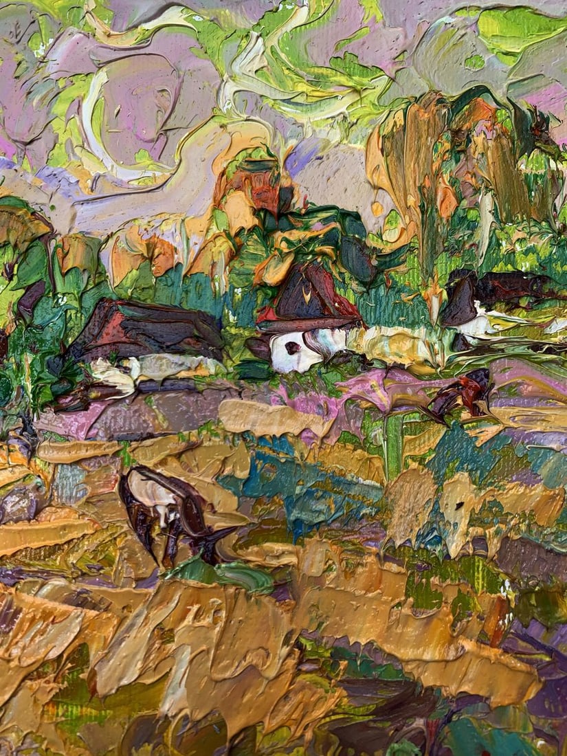 Oil painting The cows are grazing Kalenyuk Alex - 10