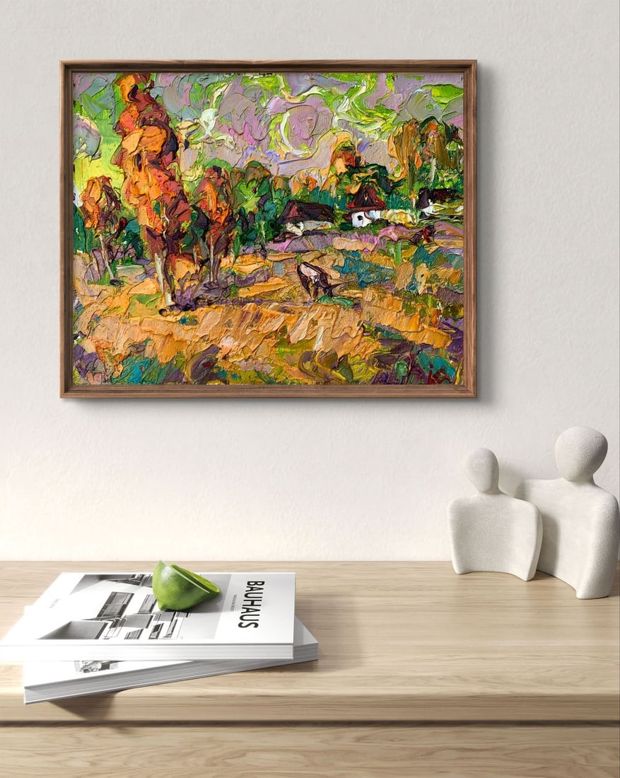 Oil painting The cows are grazing Kalenyuk Alex - 3