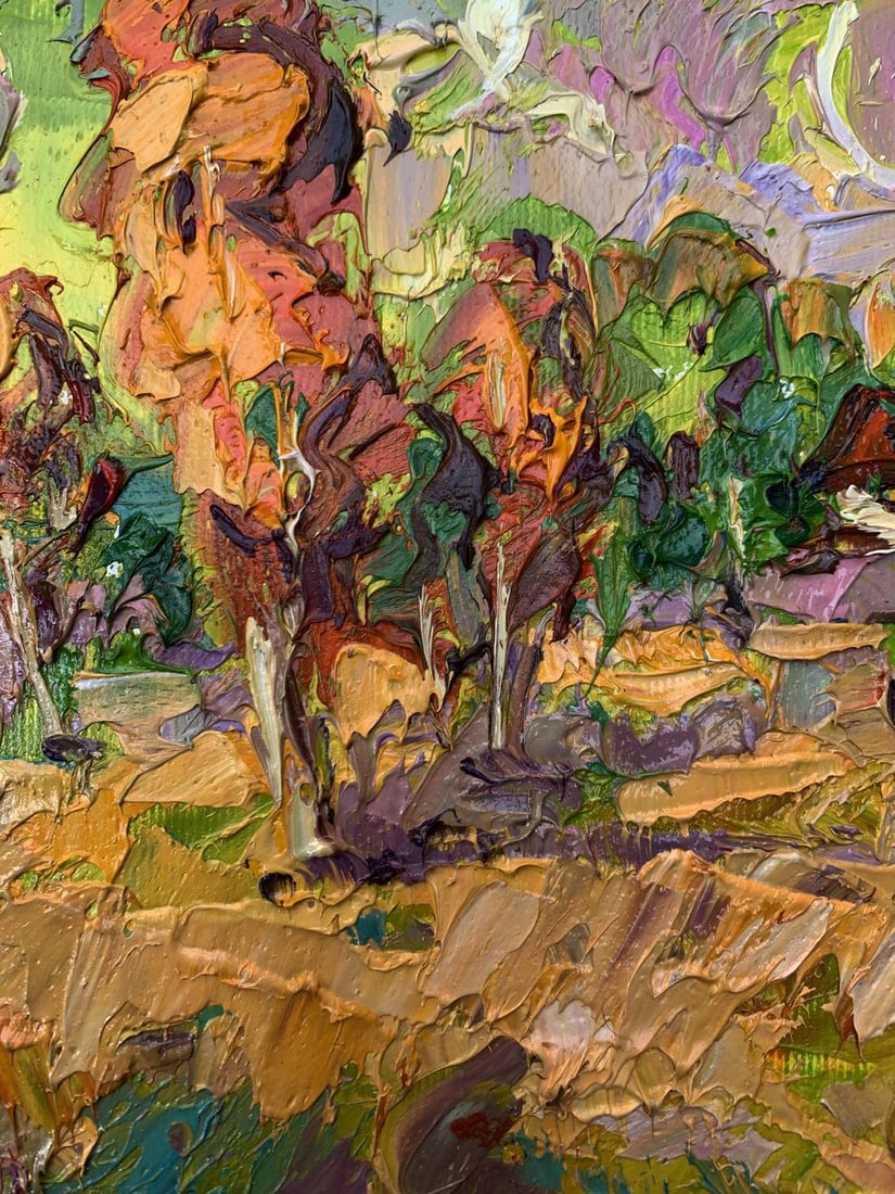Oil painting The cows are grazing Kalenyuk Alex - 5
