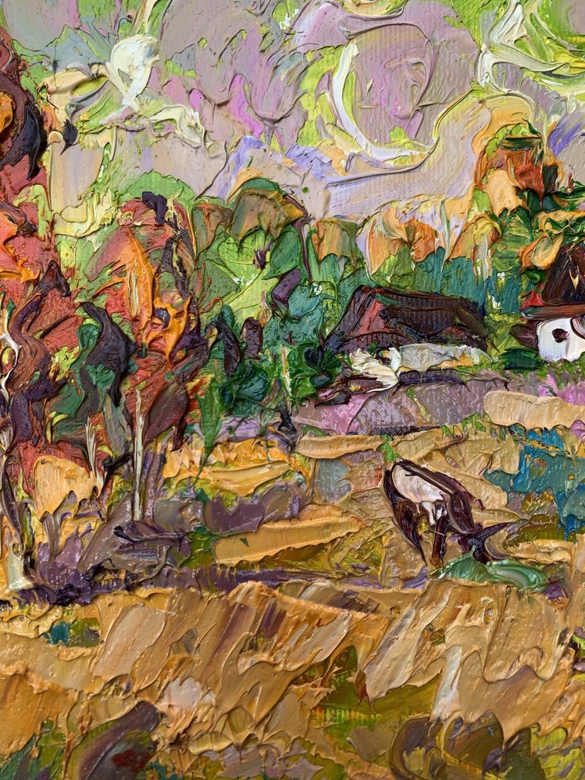 Oil painting The cows are grazing Kalenyuk Alex - 6
