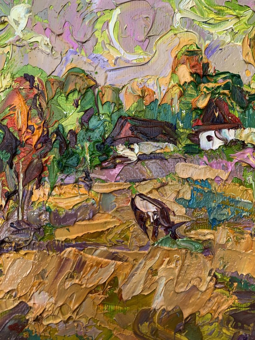 Oil painting The cows are grazing Kalenyuk Alex - 7