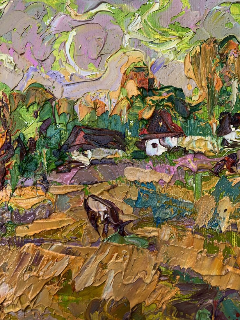 Oil painting The cows are grazing Kalenyuk Alex - 8