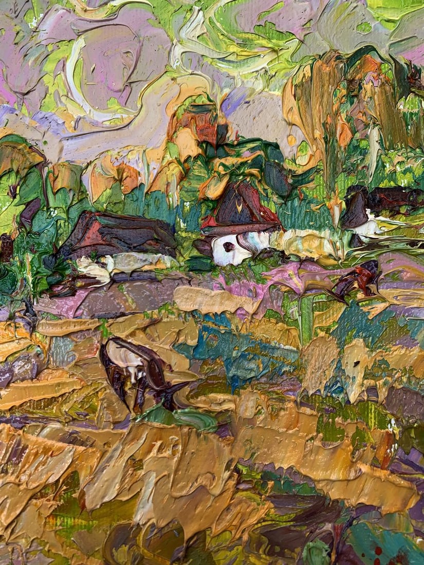 Oil painting The cows are grazing Kalenyuk Alex - 9