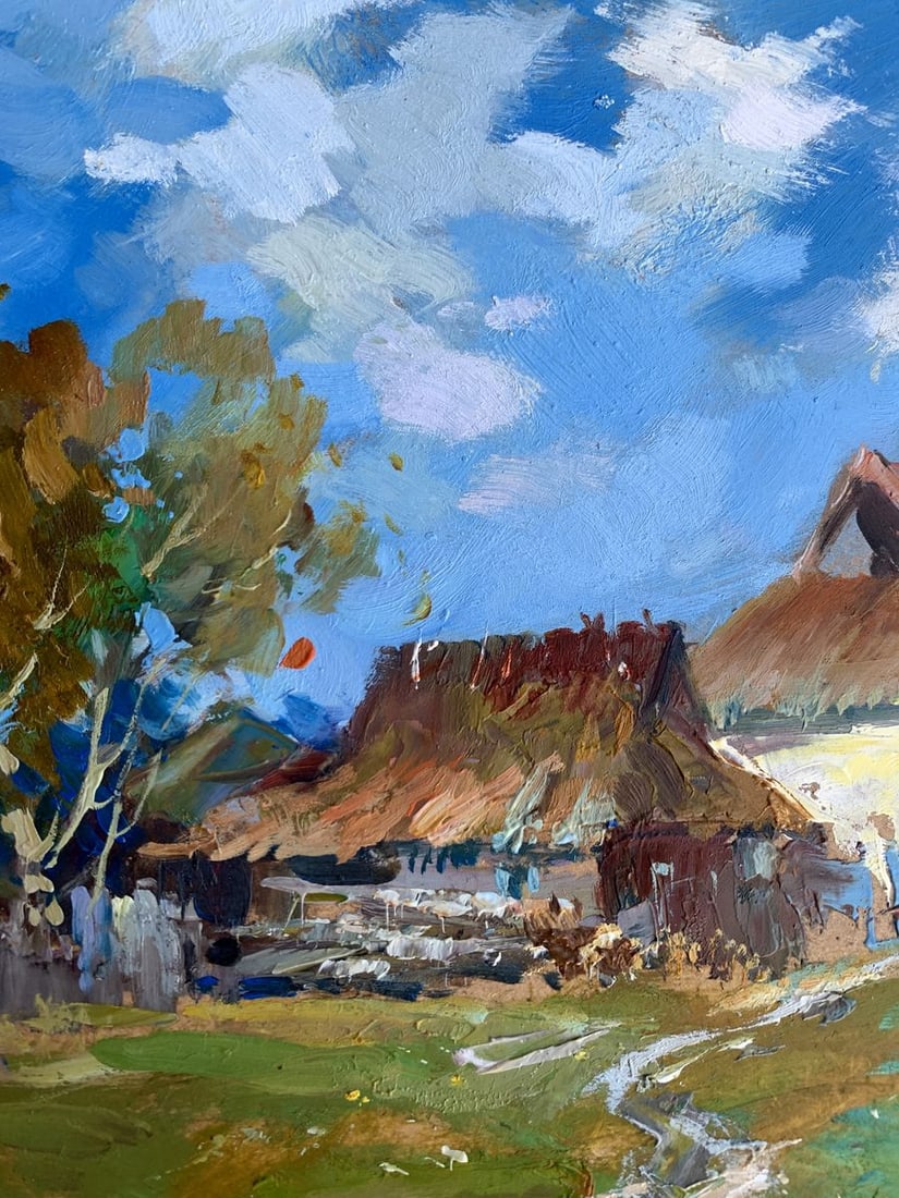 Oil painting Village tranquility Yuriy Suprunchuk - 4