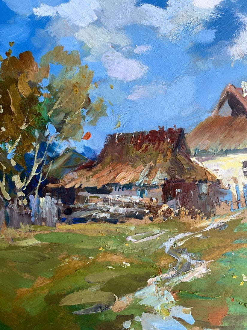 Oil painting Village tranquility Yuriy Suprunchuk - 5