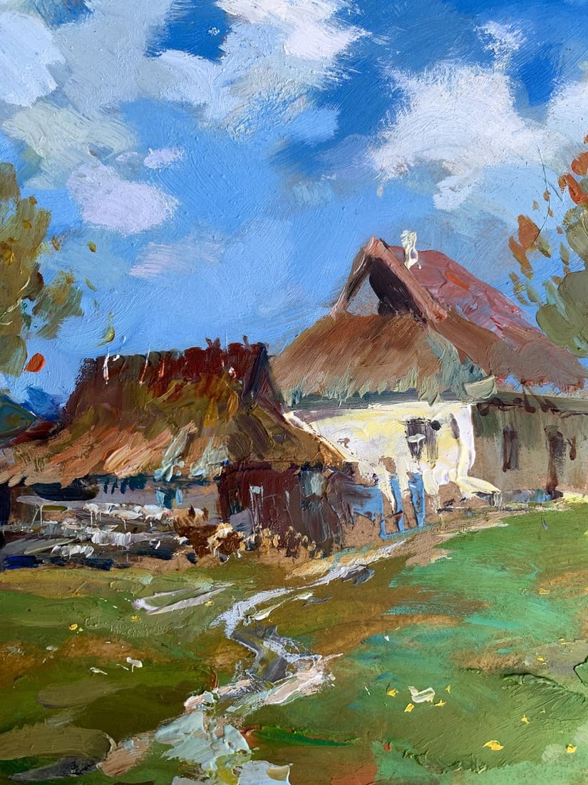 Oil painting Village tranquility Yuriy Suprunchuk - 6