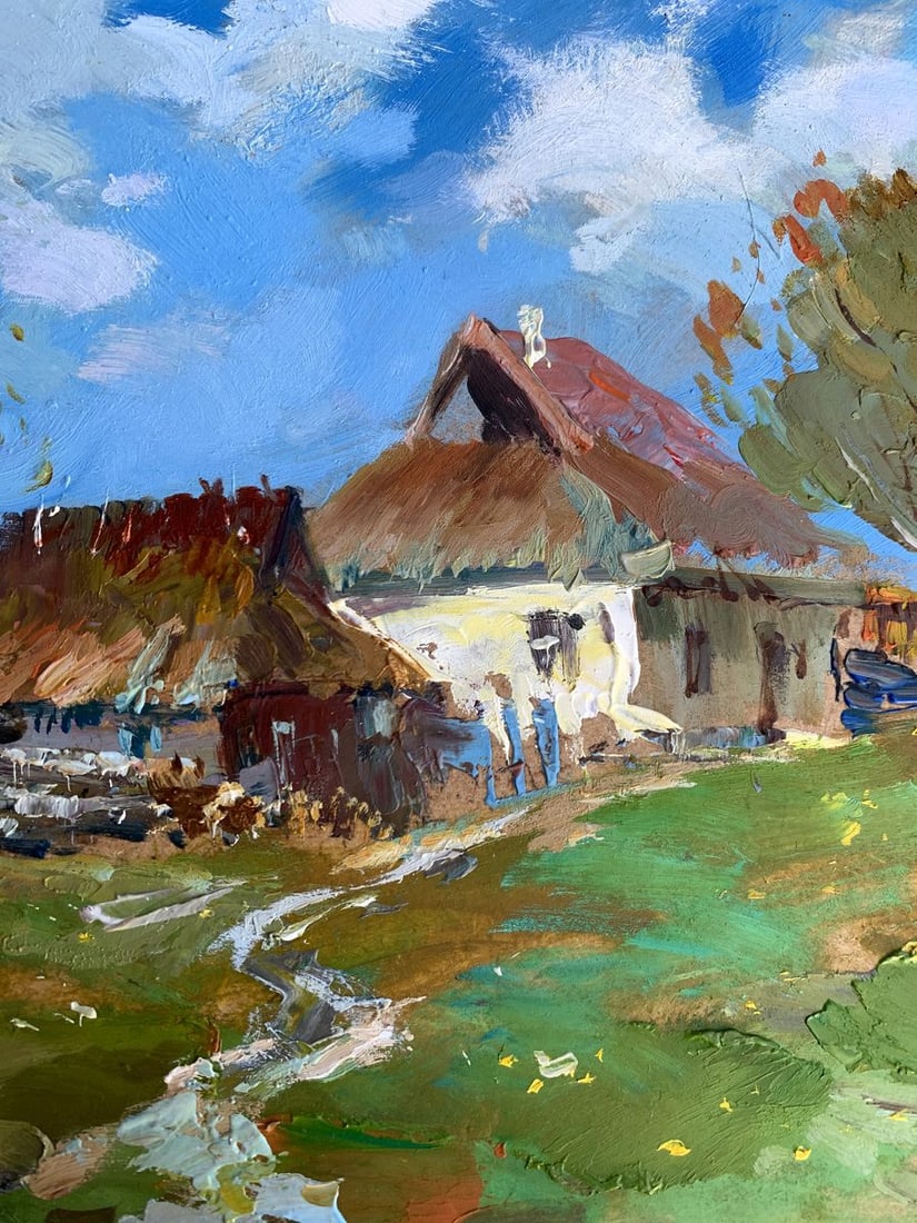 Oil painting Village tranquility Yuriy Suprunchuk - 7