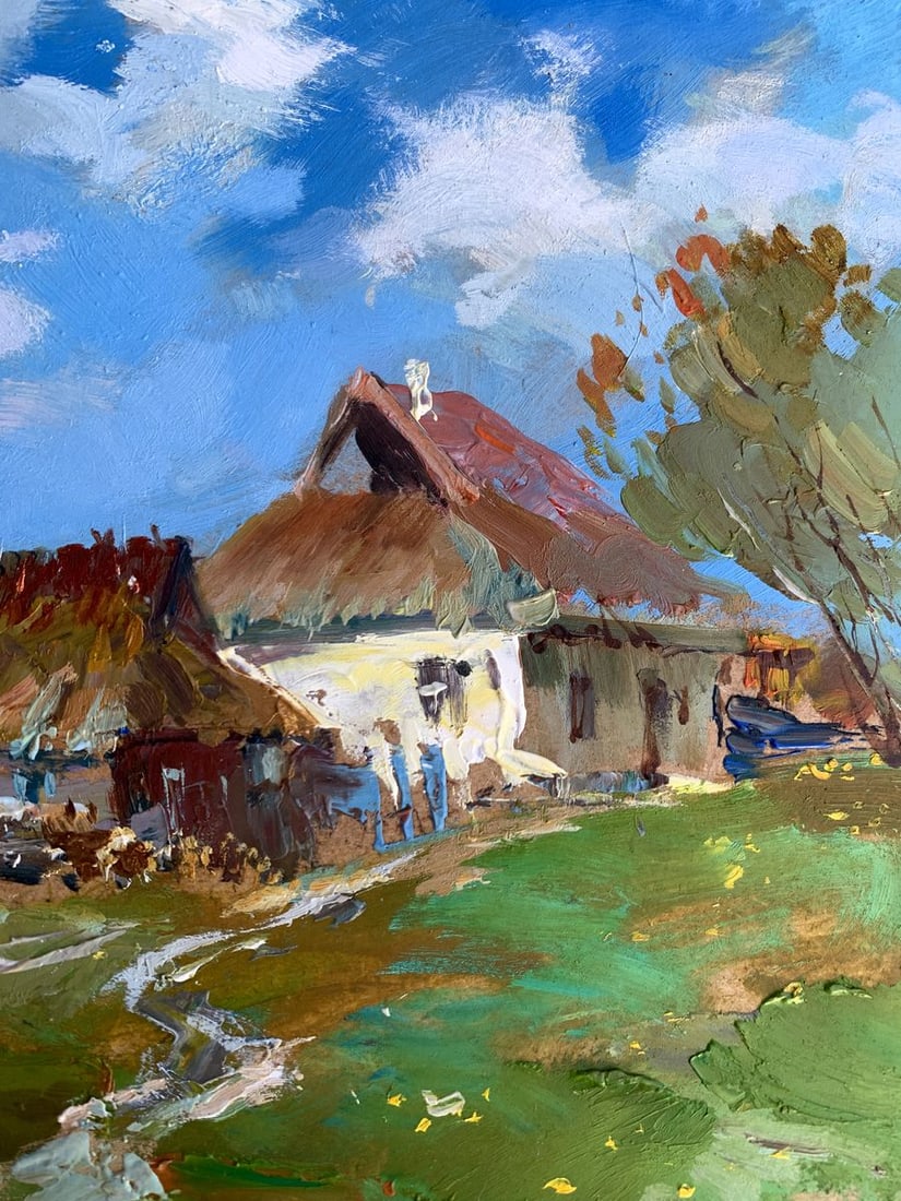 Oil painting Village tranquility Yuriy Suprunchuk - 8