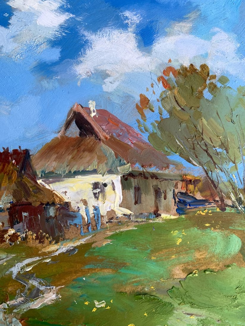 Oil painting Village tranquility Yuriy Suprunchuk - 9