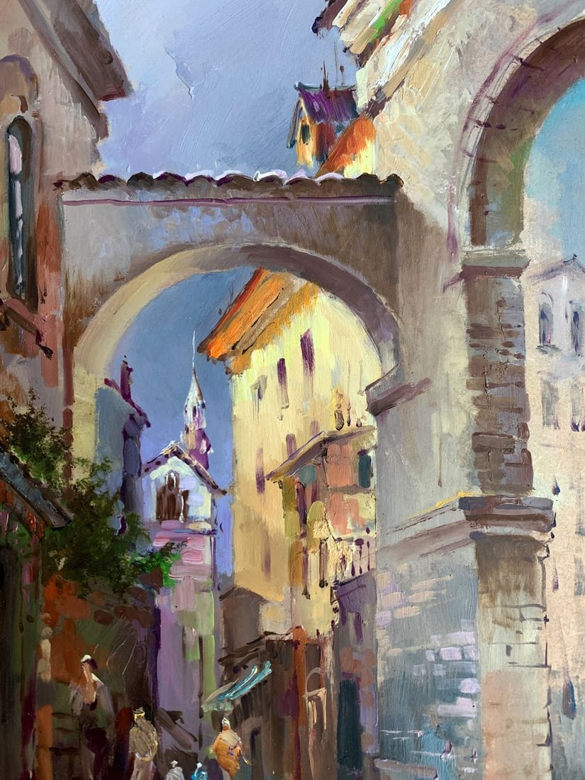 Oil painting Old streets of the city Yuriy Suprunchuk - 7