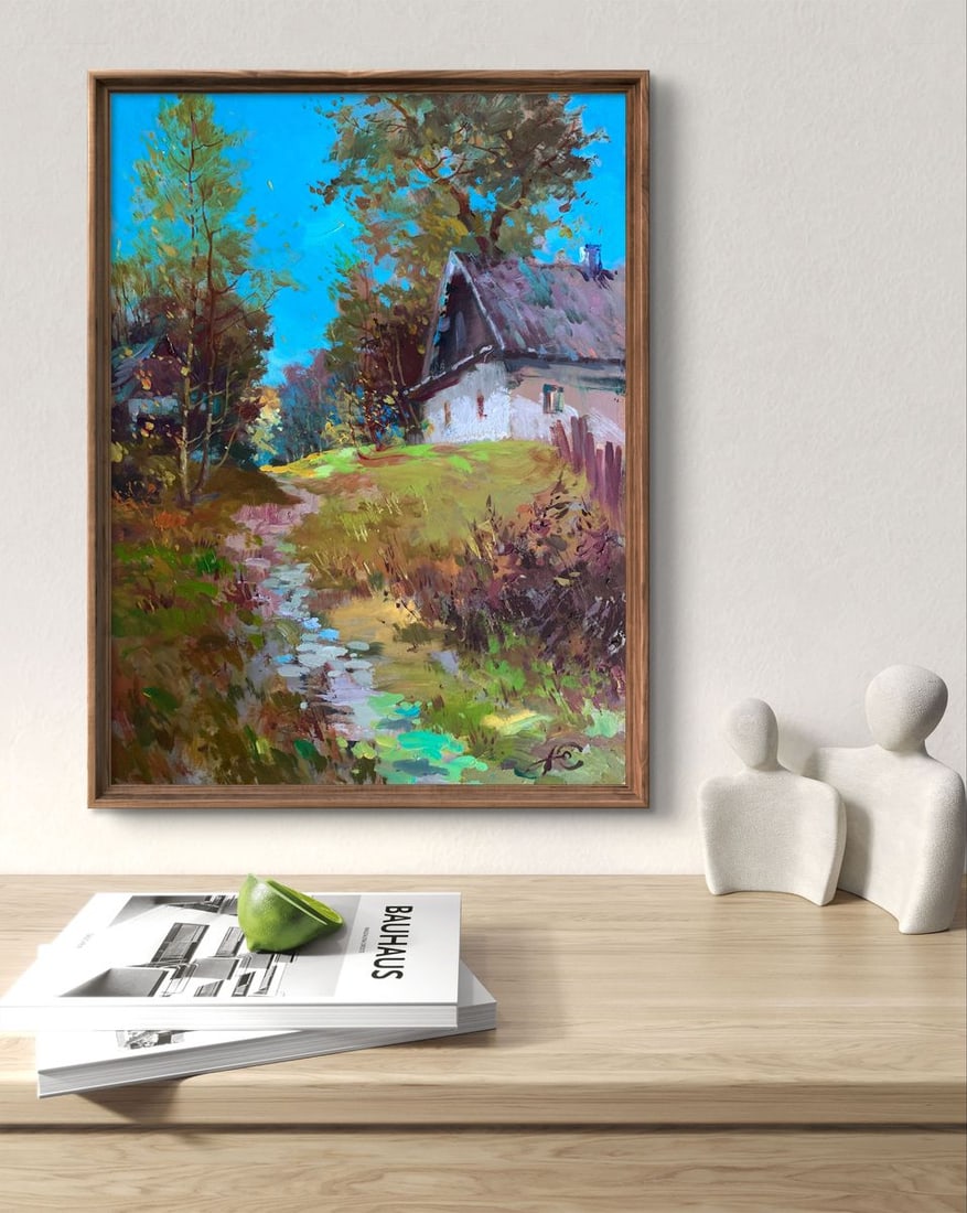 Oil painting Early morning in the village Yuriy Suprunchuk - 2
