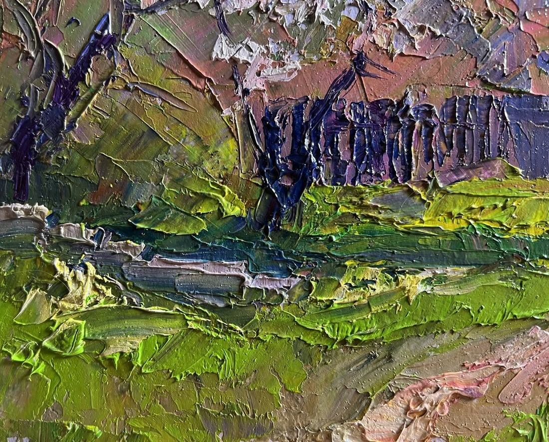 Oil painting Cherry blossoms Boris Serdyuk - 7