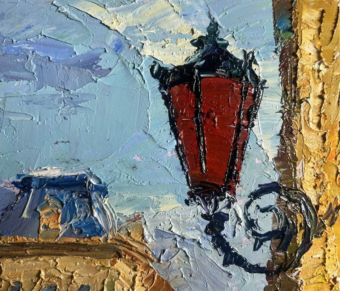 Oil painting Summer day in the city Boris Serdyuk - 5
