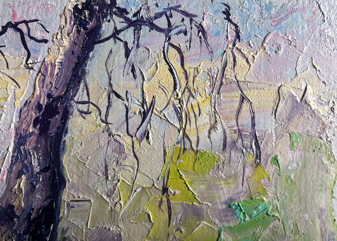 Oil painting May day in the village Boris Serdyuk - 6