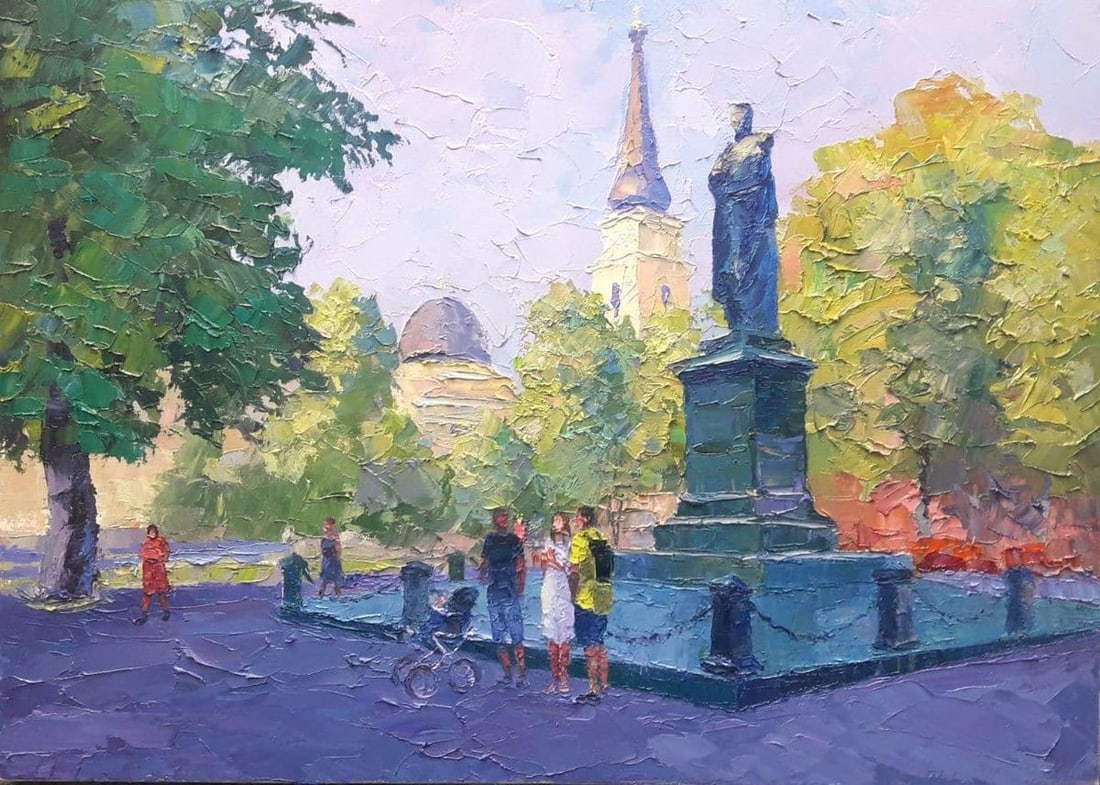 Oil painting Odessa. Monument to Count Vorontsov. Serdyuk Boris Petrovich: Title: Oil painting Odessa. Monument to Count Vorontsov. Serdyuk Boris Petrovich Description: NoSERB 713 *** ABOUT THIS PAINTING *** * TITLE: "Odessa. Monument to Count Vorontsov." * ARTISTS: Serdyuk