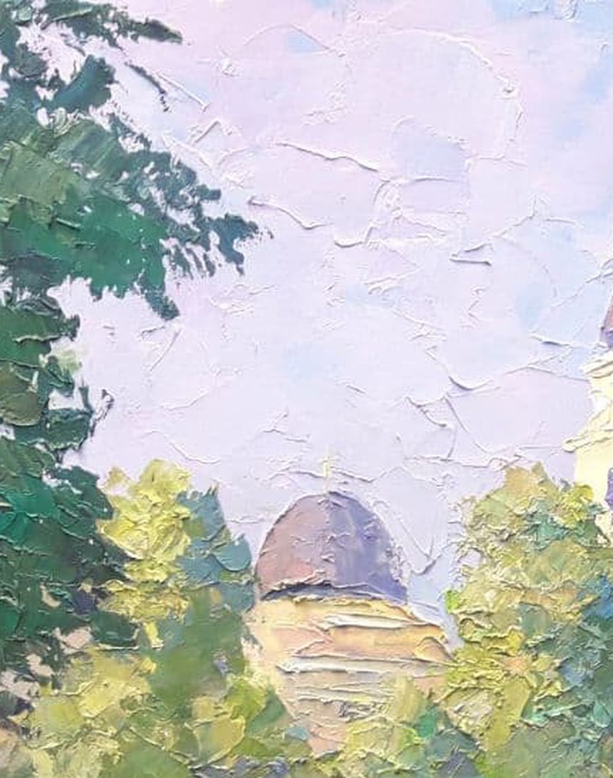 Oil painting Odessa. Monument to Count Vorontsov. Serdyuk Boris Petrovich - 3