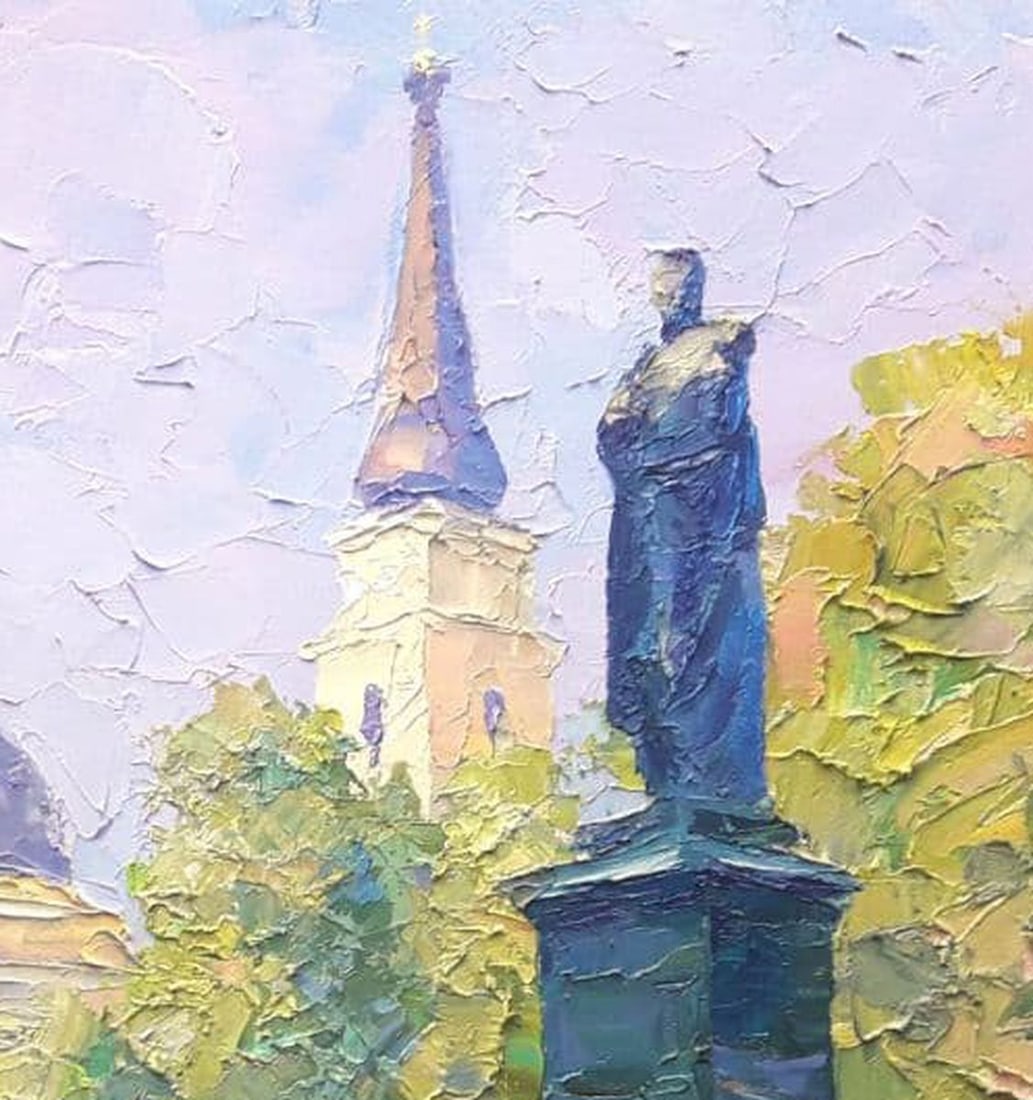 Oil painting Odessa. Monument to Count Vorontsov. Serdyuk Boris Petrovich - 4