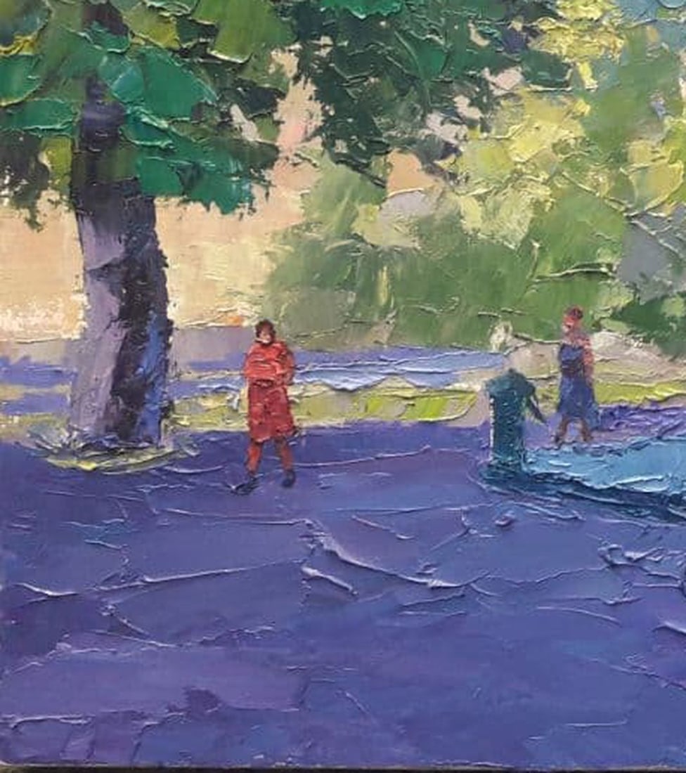 Oil painting Odessa. Monument to Count Vorontsov. Serdyuk Boris Petrovich - 6