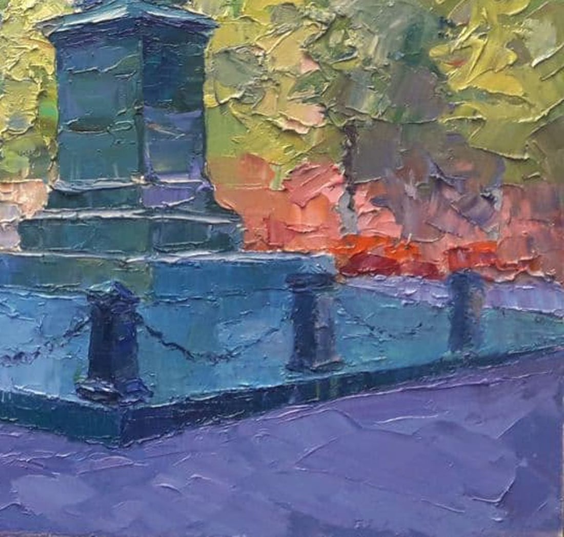 Oil painting Odessa. Monument to Count Vorontsov. Serdyuk Boris Petrovich - 9
